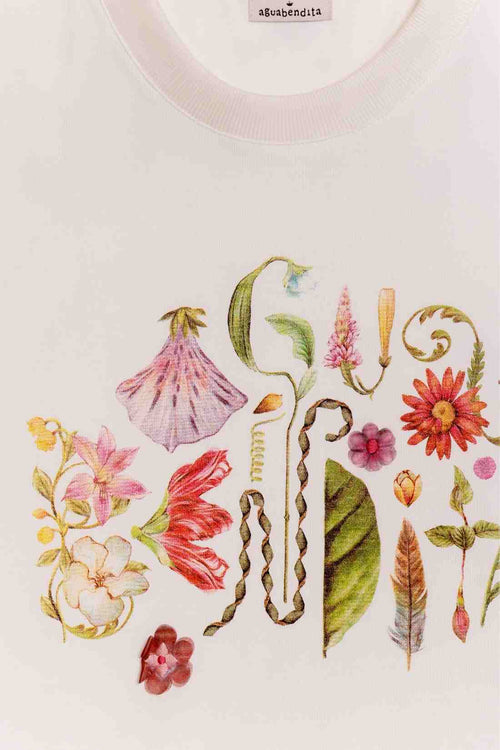 Agua Bendita Gea Ambar T Shirt details