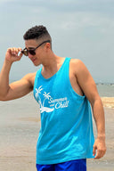 Alan Turquoise Tank Top side