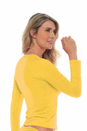Garotas Yellow Rashguard side