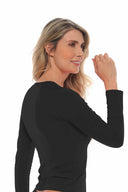 Garotas Black Rashguard side