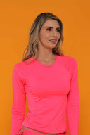Garotas Fuchsia Rashguard