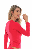 Garotas Red Rashguard side