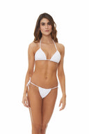Chamela White Essentials Tanning Bikini Set