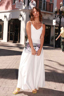 Fiory Ana Ivory Maxi Dress