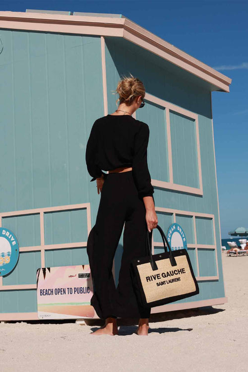 Fiory Black Pants Set back