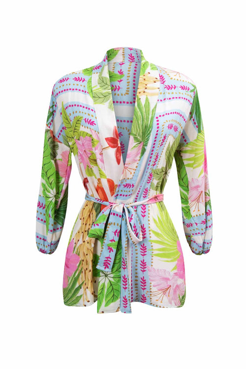 Fiory Formentera Printed Kimono front