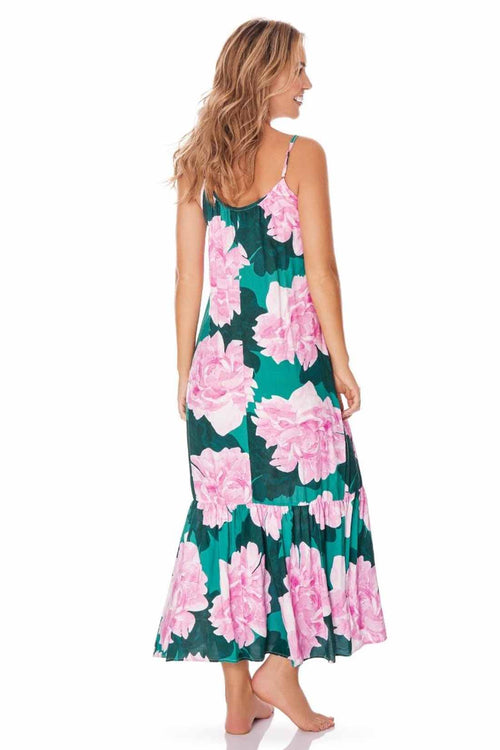 Fiory Bonaire Printed Maxi Dress back