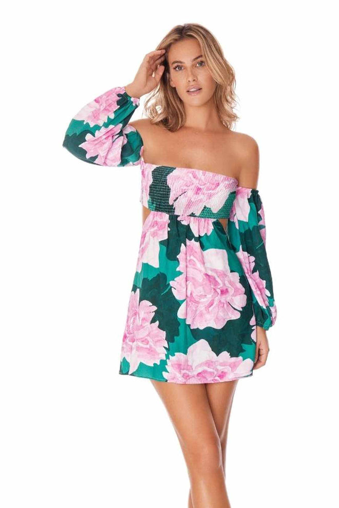 Fiory Bonaire Printed Mini Dress front