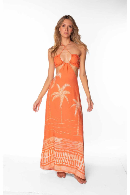 Fiory Hawaii Maxi Dress front