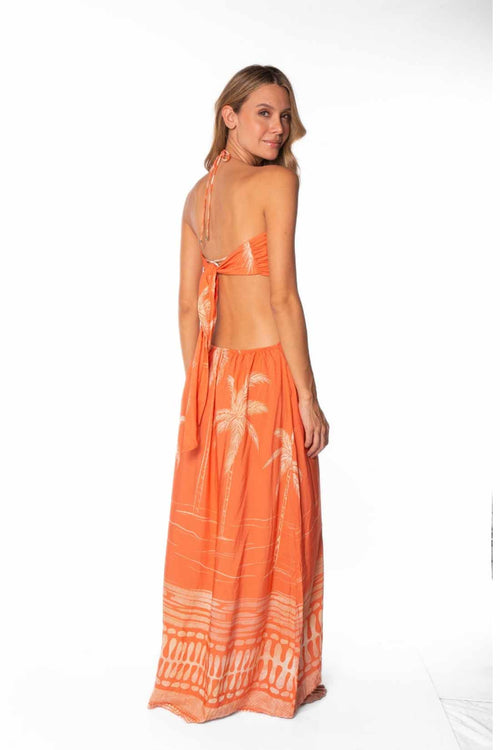 Fiory Hawaii Maxi Dress back