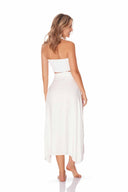 Fiory Hawaii Ivory Skirt Set back