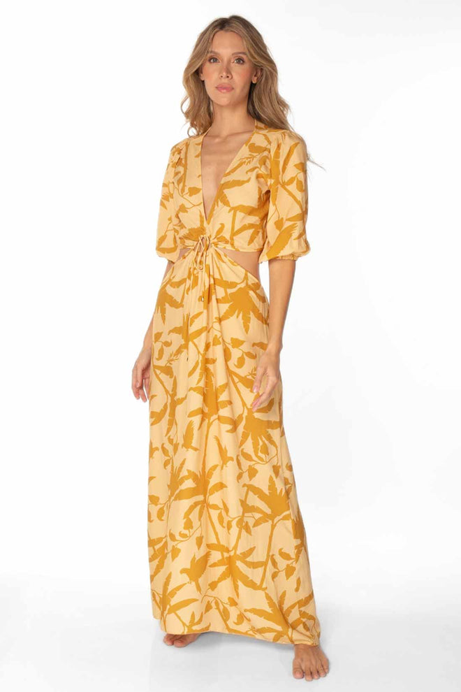 Fiory El Cairo Printed Maxi Dress front