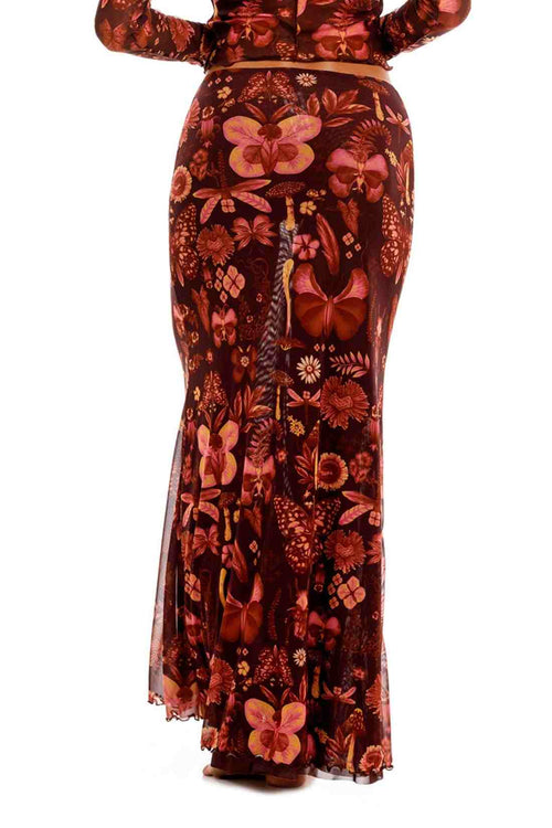 Agua Bendita Brace Ambar Maxi Skirt back