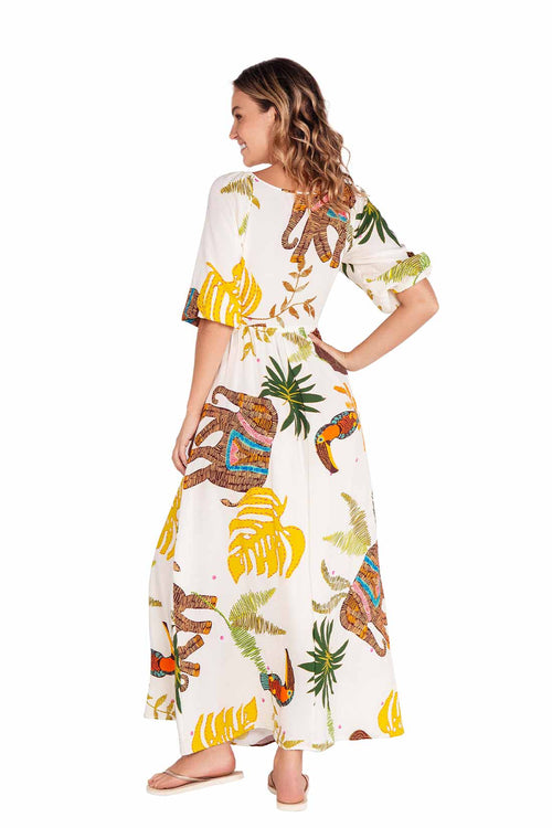 Fiory Tailandia Printed Maxi Dress side