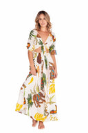 Fiory Tailandia Printed Maxi Dress