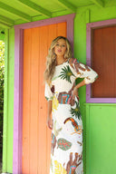 Fiory Tailandia Printed Maxi Dress
