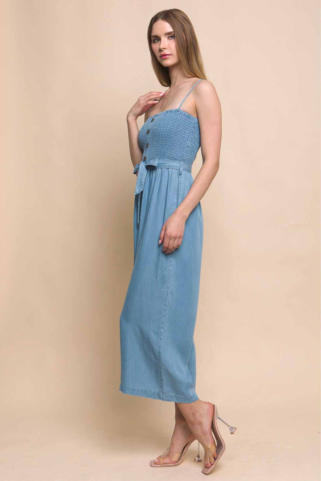 Ursula Denim Jumpsuit side