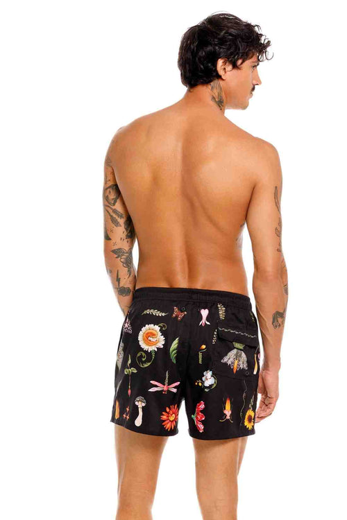 Agua Bendita Cassius Ambar Swimtrunk back