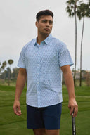 White Printed Performance Shirt