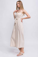 Taylor Natural Linen Jumpsuit side