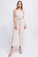 Taylor Natural Linen Jumpsuit