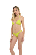 Body Glove Key Lime Smoothies Dita Thong Bikini Set front