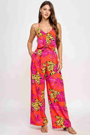 Katia Tomato Halter Pants Set