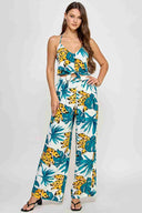 Katia White Halter Pants Set