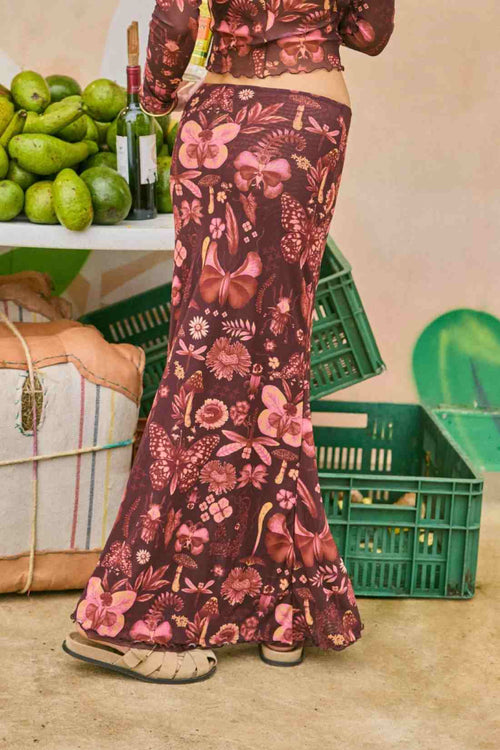 Agua Bendita Brace Ambar Maxi Skirt
