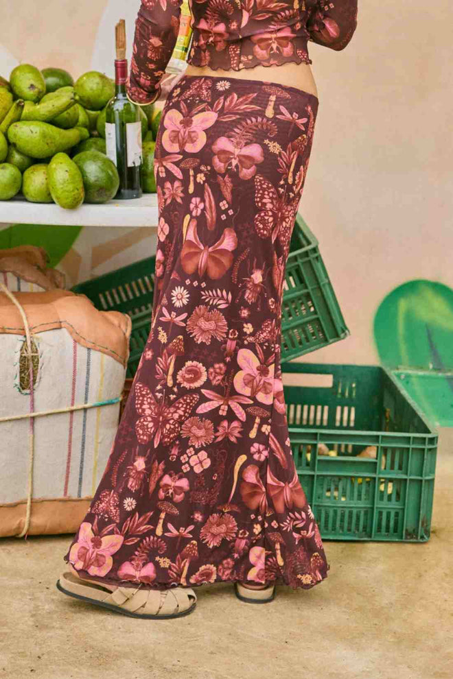 Agua Bendita Brace Ambar Maxi Skirt