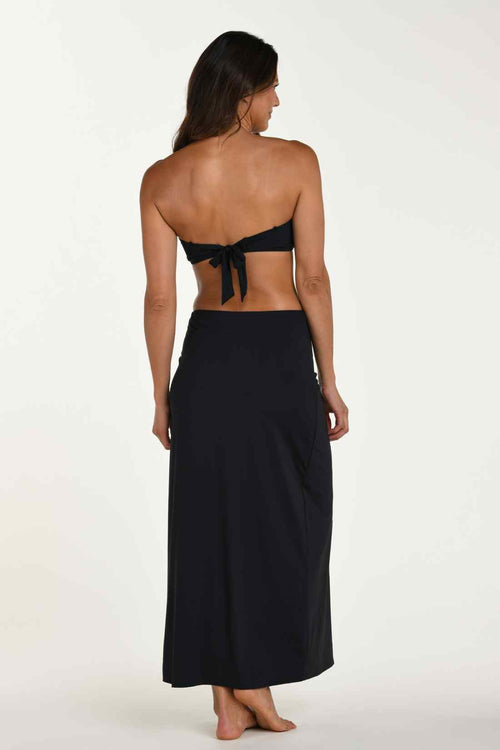 La Blanca Island Goddess Black Skirt back