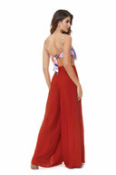 Chamela Tunez Terracota Coverup Pants back