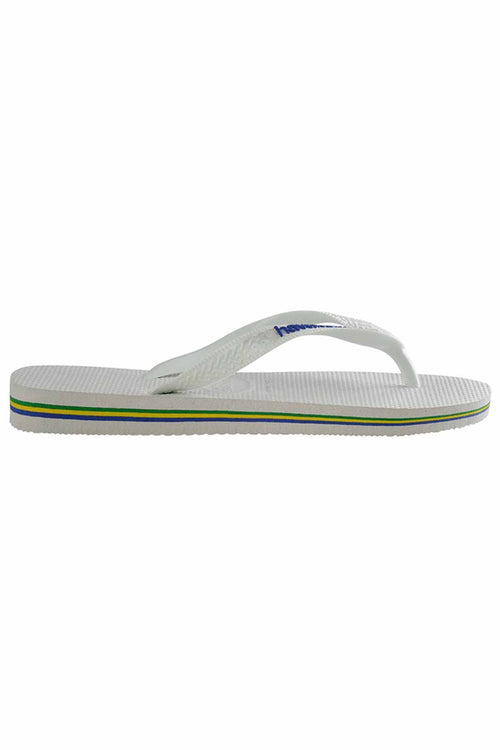 Havaianas Brasil Logo White side