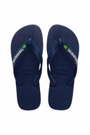 Havaianas Brasil Logo Navy Blue