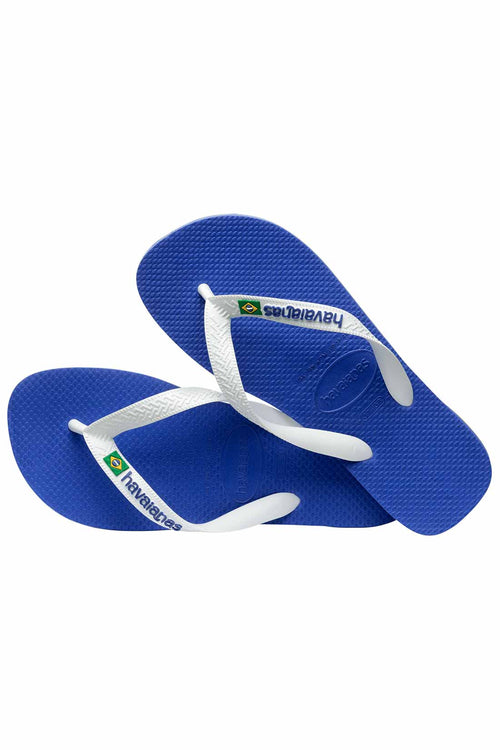 Havaianas Brasil Logo Marine Blue front