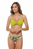 Chamela Bari Lime Bikini Set reversible