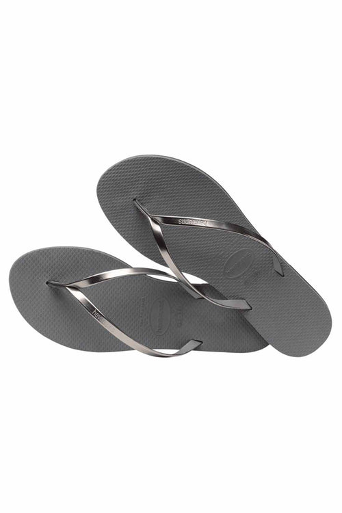 Havaianas You Metallic Gray Steel front