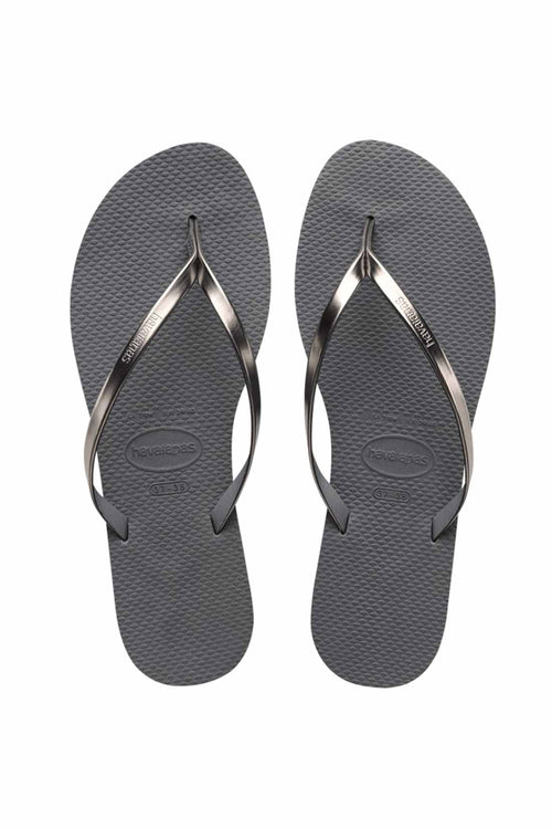 Havaianas You Metallic Gray Steel