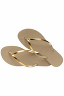 Havaianas You Metallic Golden Sand front