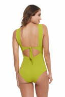 Chamela Bari Lime One Piece back