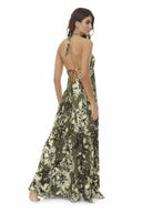 Chamela Bari Printed Dress back