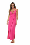Chamela Capri Fuchsia Maxi Dress