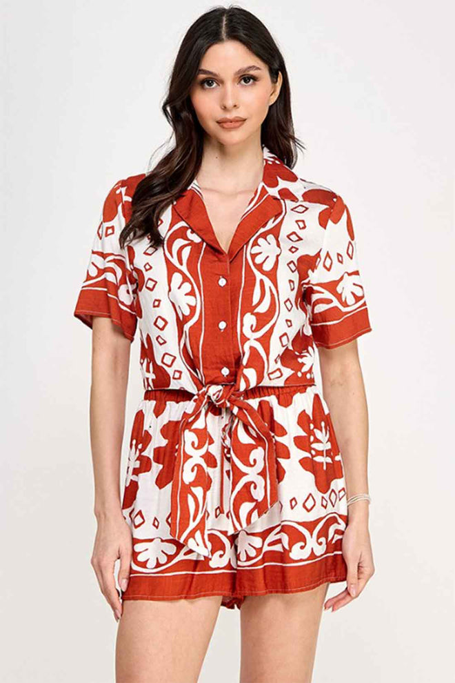 Terracota Shorts Set