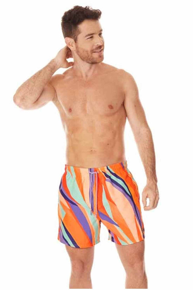 Chamela Capri Printed Swim Trunk