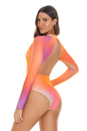 Chamela Boreal Long Sleeve One Piece back