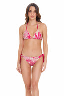 Chamela Rising Printed Triangle Bikini Set