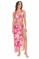 Chamela Rising Printed Coverup Skirt