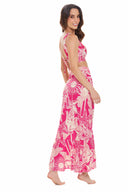 Chamela Rising Printed Coverup Skirt back