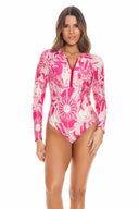 Chamela Rising Long Sleeve One Piece