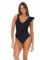 Chamela Afterglow Black Bolero One Piece